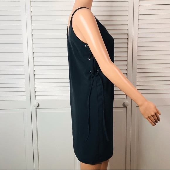 2/$25 ASOS Dark Gray Spaghetti Strap Dress Size 2 - Picture 4 of 8